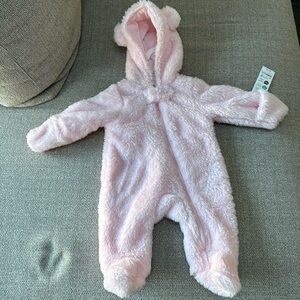 Pink newborn onesie